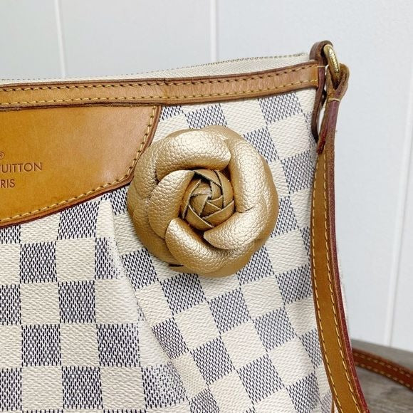 Camellia Flower Vegan Leather Magnetic Bag Charm