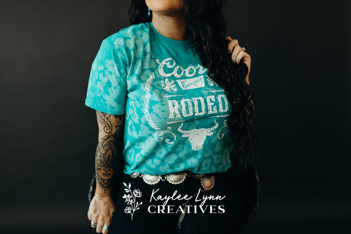Teal Bleached Leopard Coors