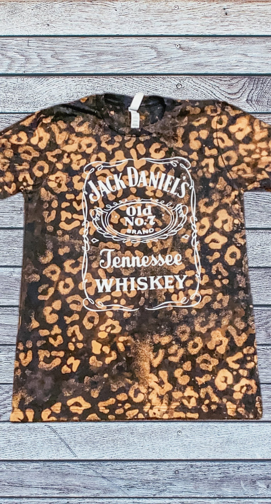 Bleached Leopard Jack Daniels