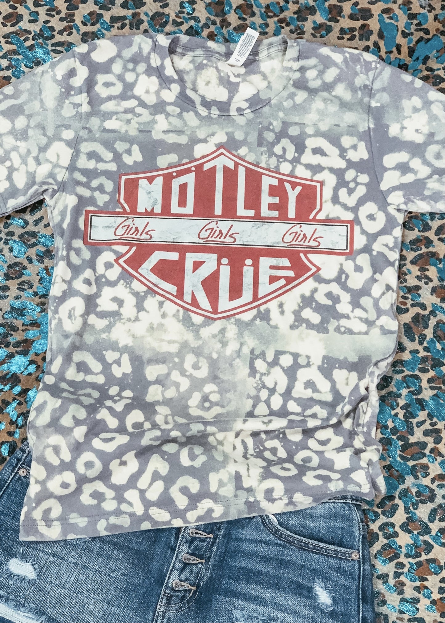 Bleached Leopard GIRLS GIRLS GIRLS