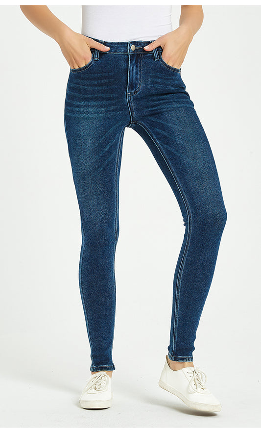 Full Size Mid-Rise Waist Skinny Jeans