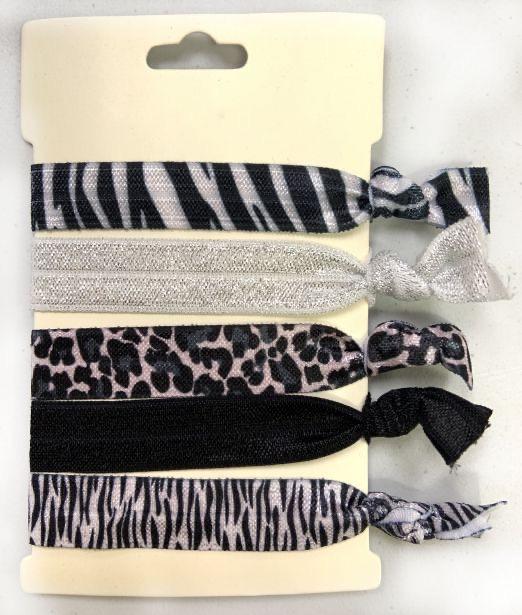 The Wild Zebra Hair Ties